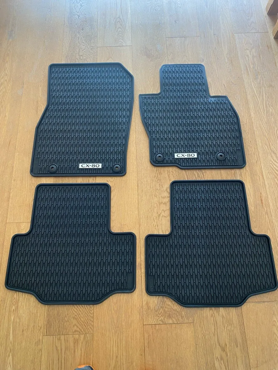 Mazda CX80 All Weather mats incl boot mat and box - Image 1