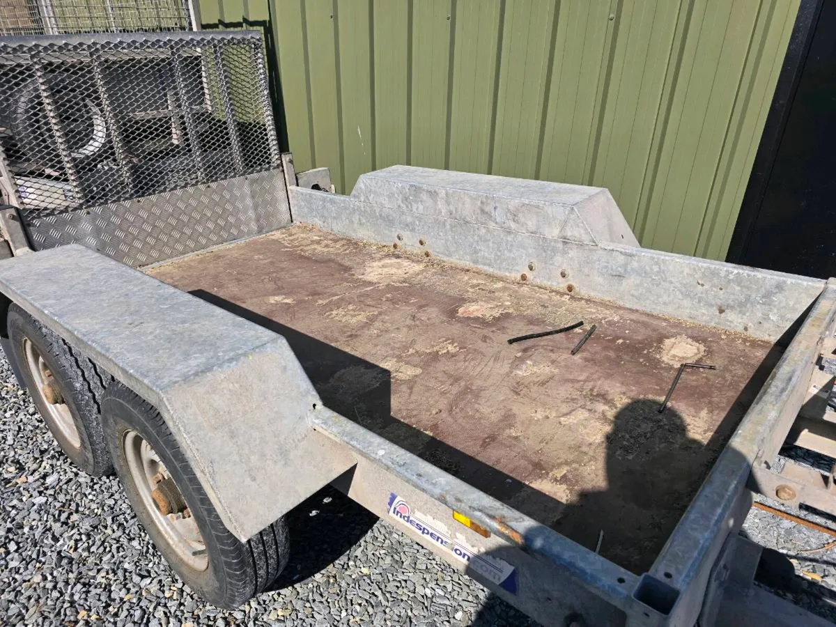 Used 8x4ft indespension plant trailer - Image 2