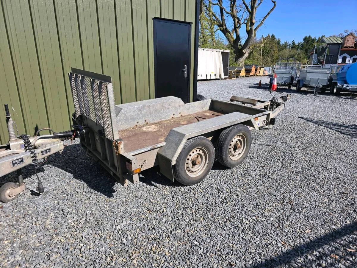 Used 8x4ft indespension plant trailer - Image 1