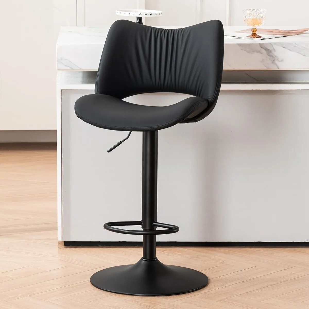 Kitchen Bar Stools Adjustable Swivel Counter - Image 1