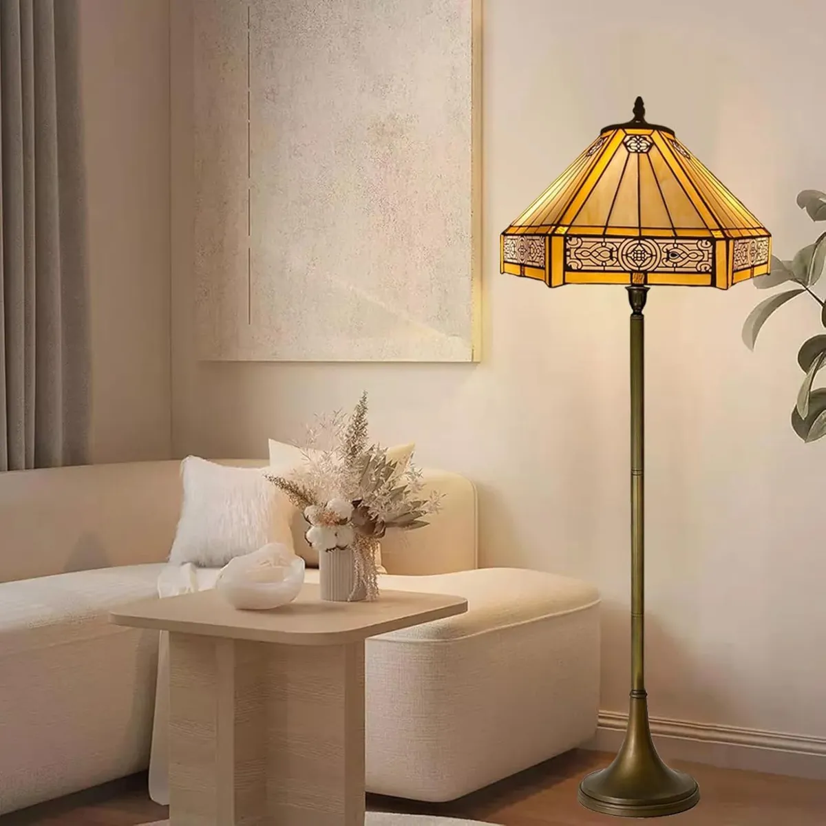 Tiffany Floor Lamps Stunning Quality Handcrafted - Image 4