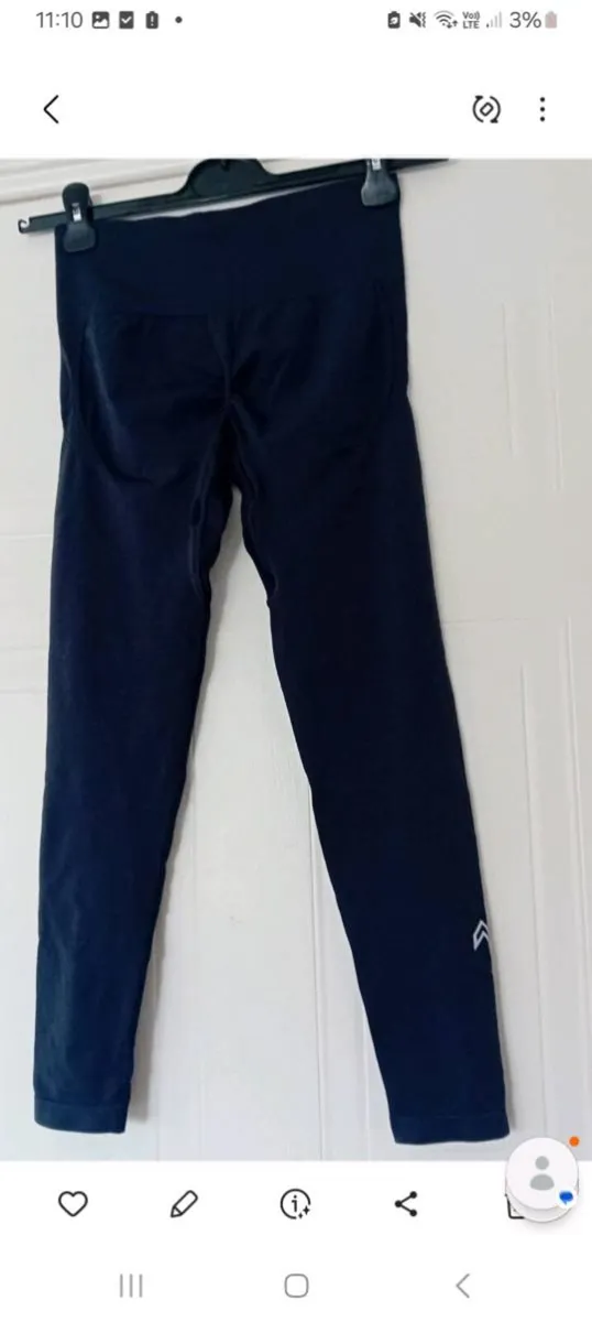Nike Leggings UK8 - Image 2