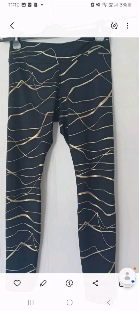Nike Leggings UK8 - Image 3