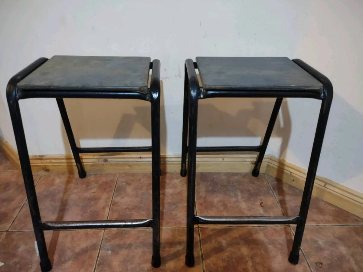 Authentic 1960s lab stools - Image 3