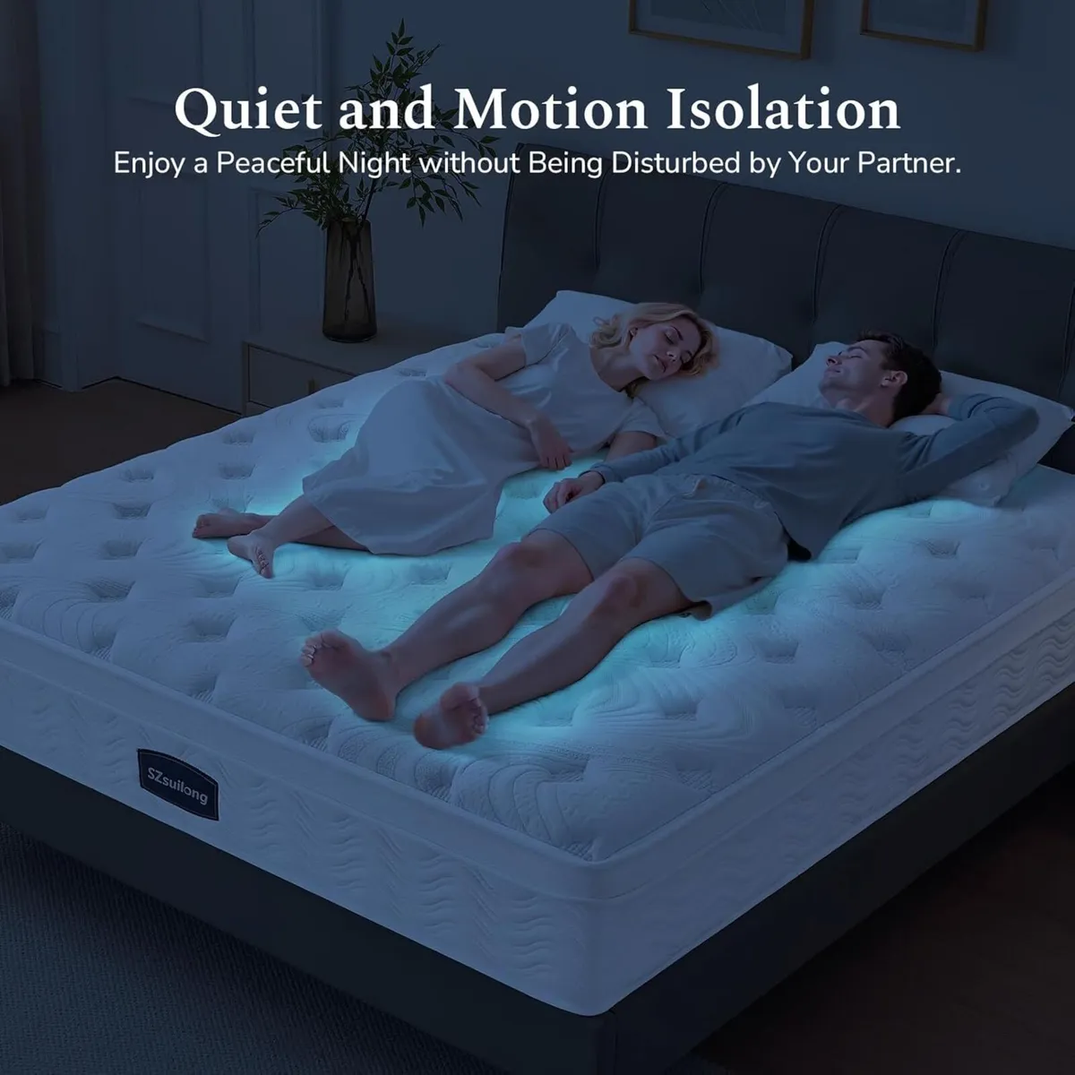 King Size Mattress 5FT Memory Foam Pocket Sprungs - Image 3