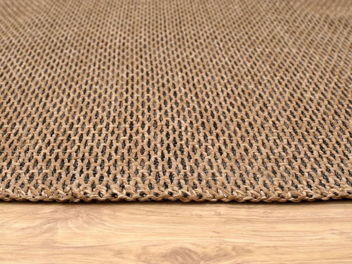 Jute Area Rug Machine Washable For Garden Kitchen - Image 3