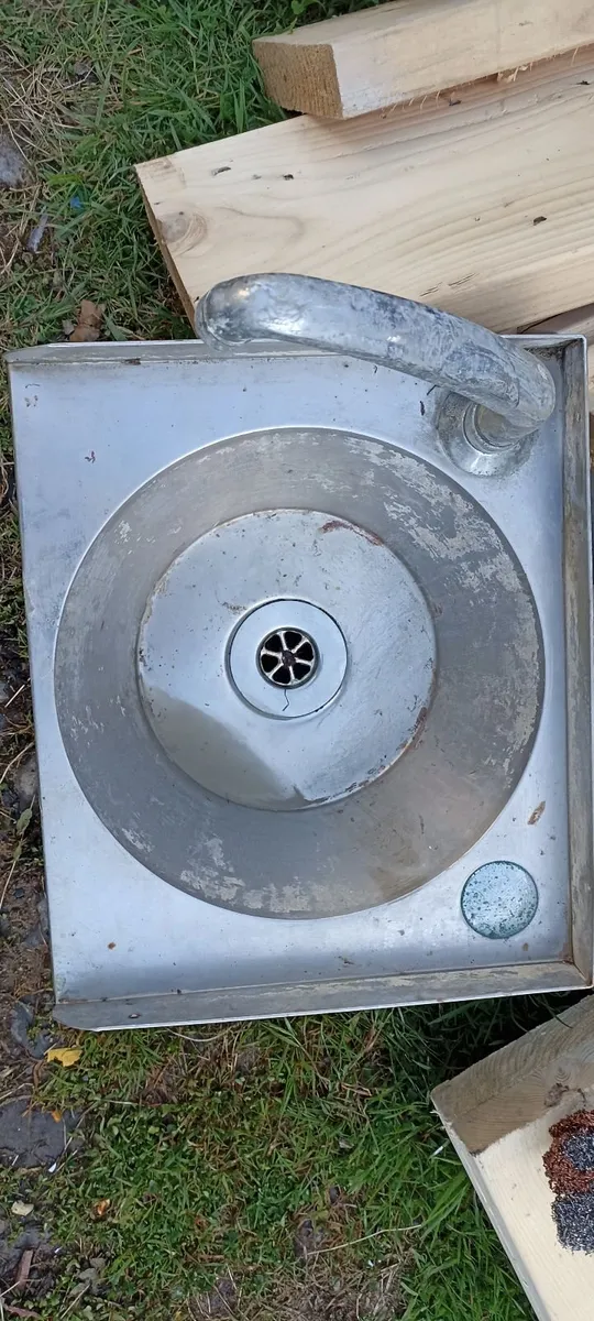 Small Stainless Steel Hand Basin - Image 2