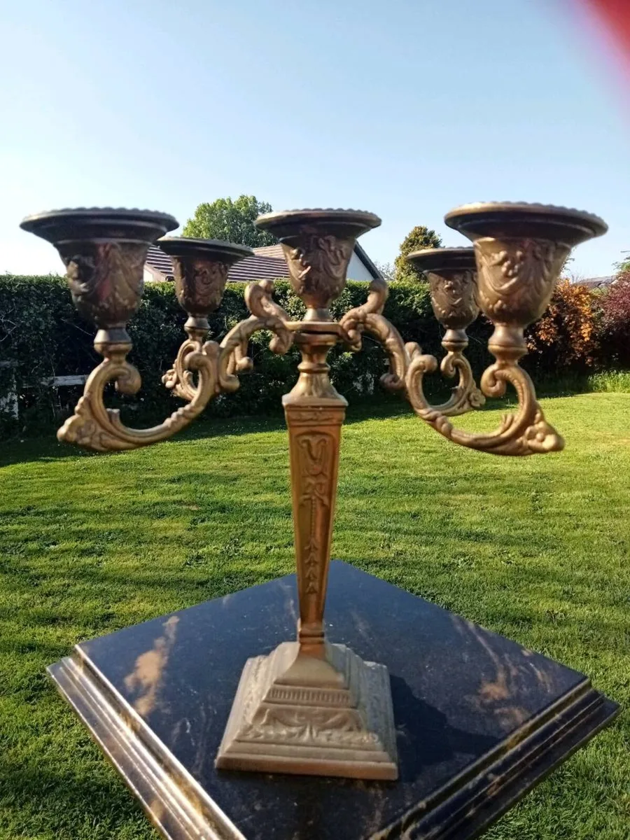 Vintage candleabra. Postage available - Image 3