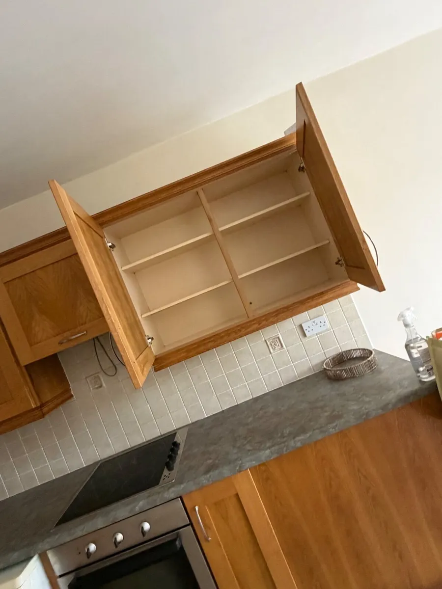 Solid Wood Kitchen Units + Worktops + Appliances - Image 1