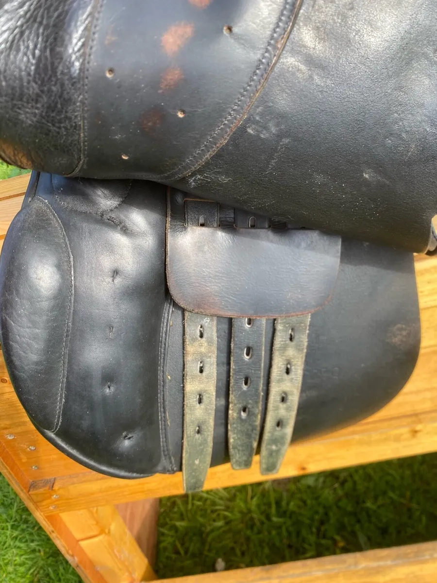 16” premier pony Leather saddle - Image 4