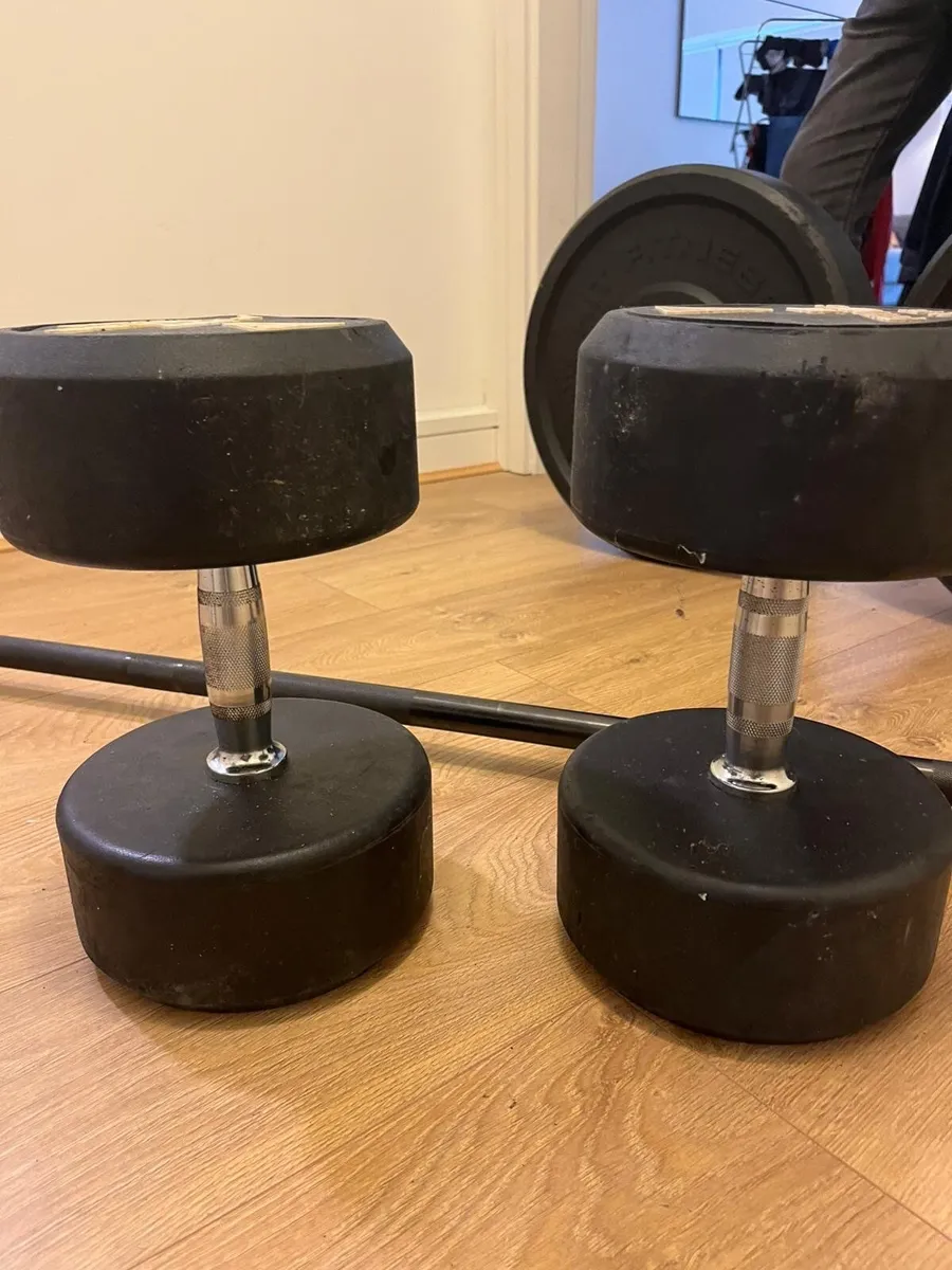 32.5kg Dumbells - Image 2