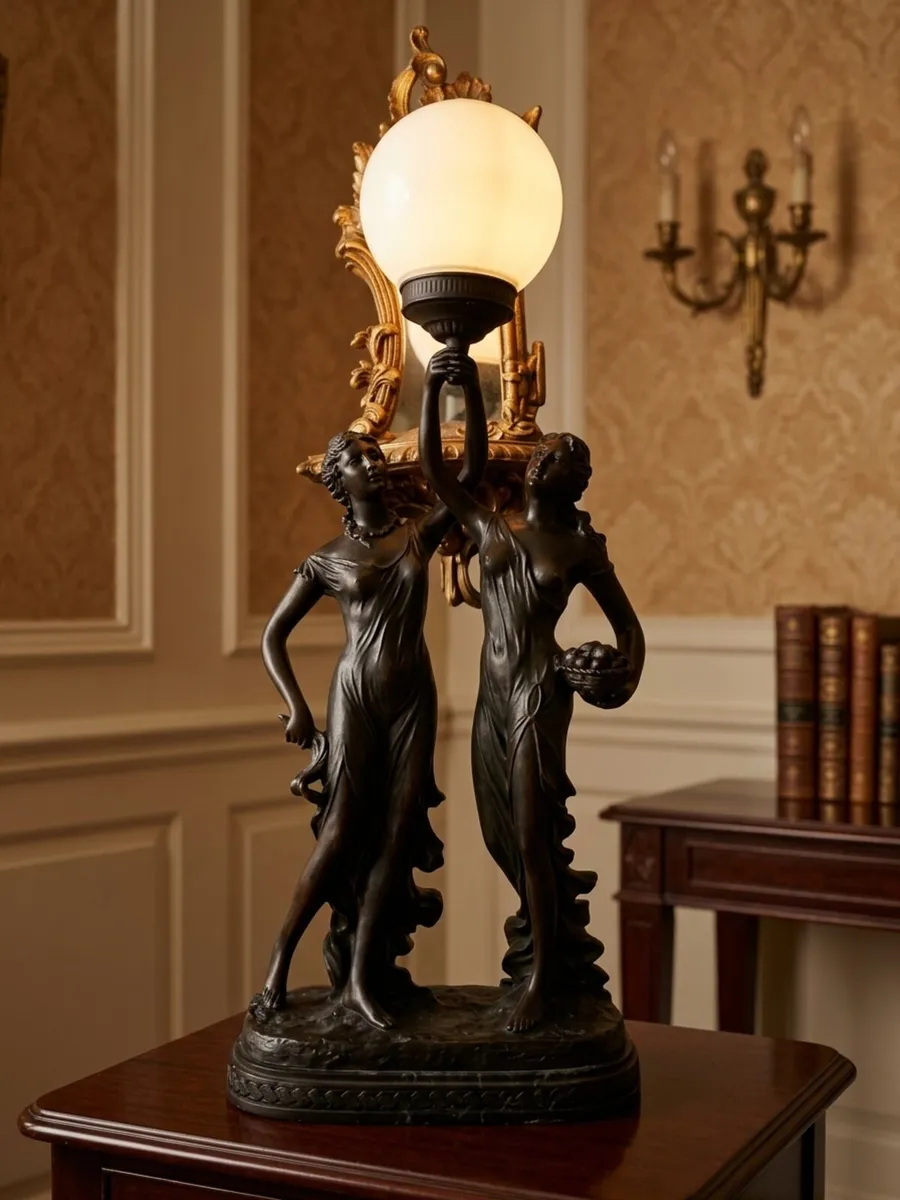 Art Deco very large lamp  Postage available - Image 1
