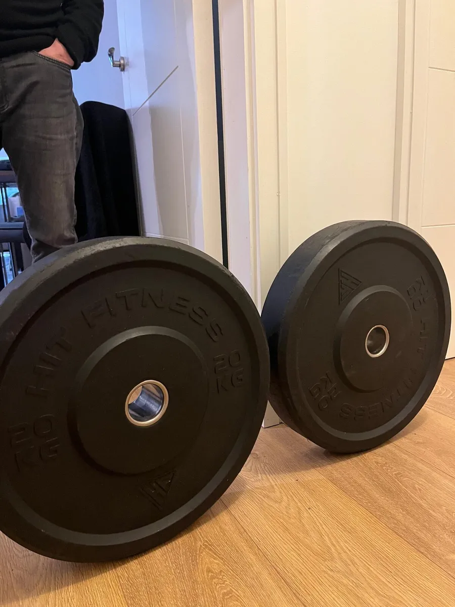 HIT FITNESS 20kg Bumper weight plates - Image 3