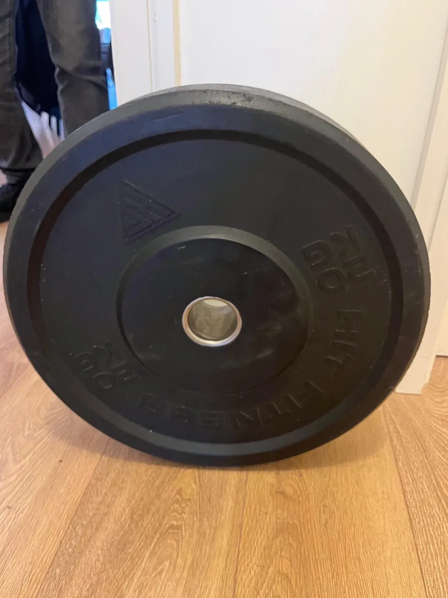 HIT FITNESS 20kg Bumper weight plates - Image 2