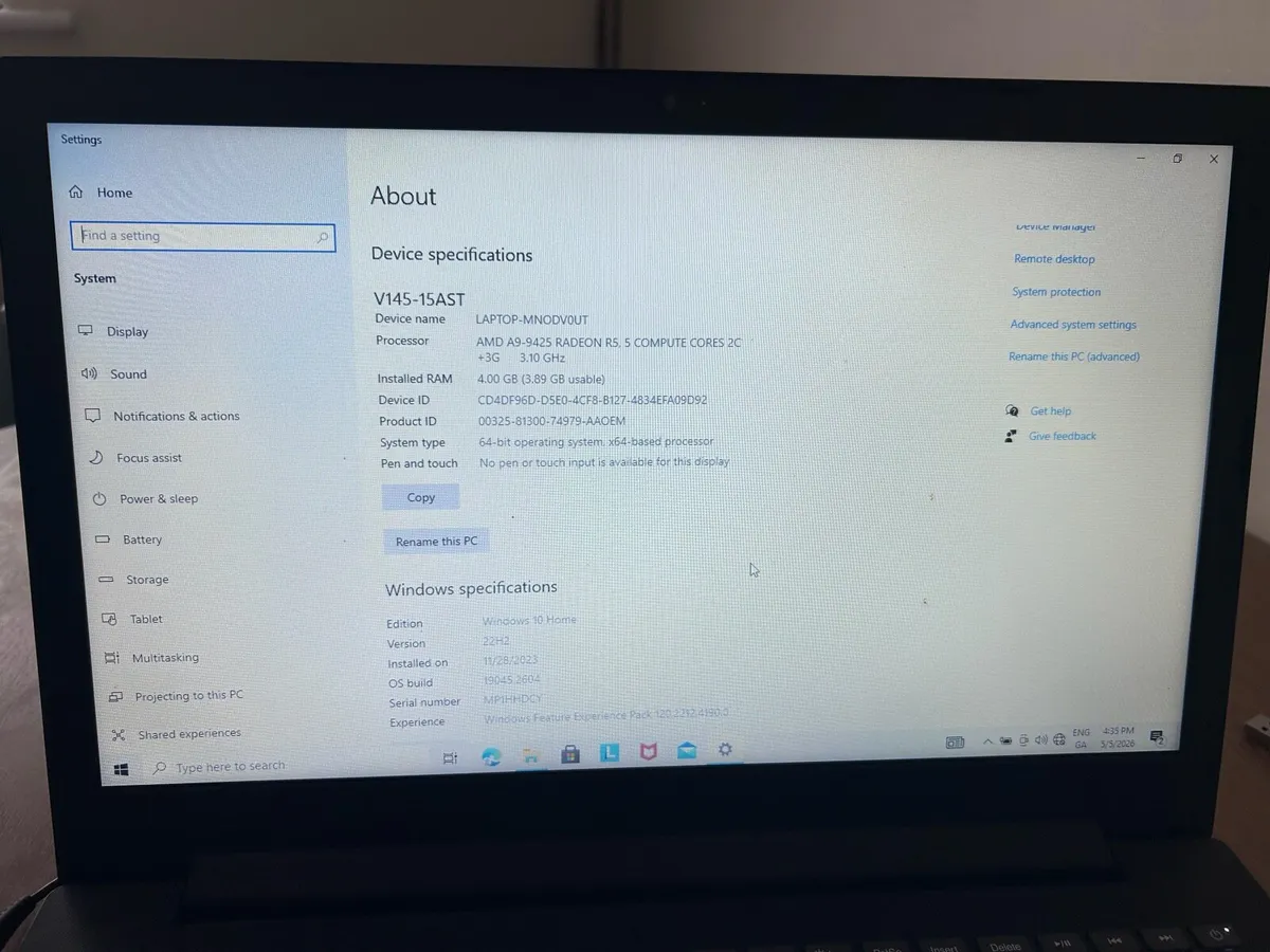 Lenovo laptop - Image 3