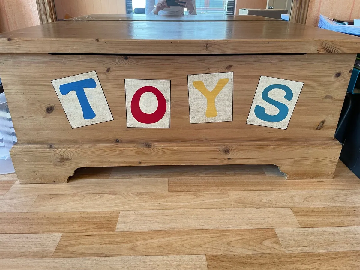 Wooden Toy Box - Image 1