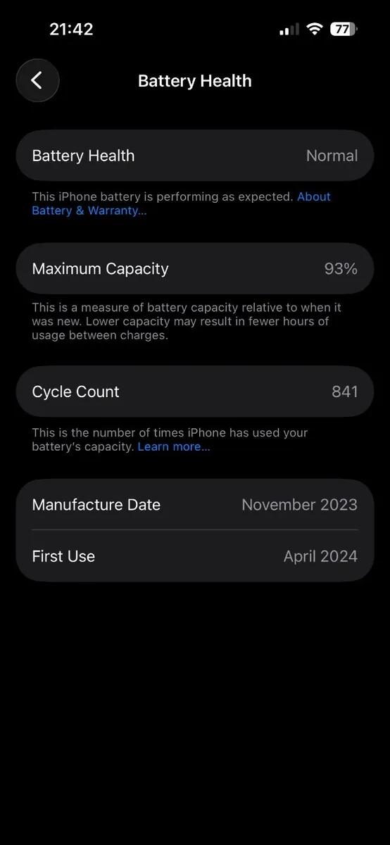 📱 iPhone 15 (128GB) – Excellent Condition + Box - Image 2