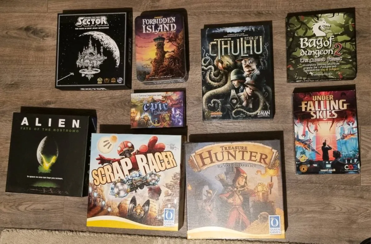 Board Game Collection for Sale (9 Games)