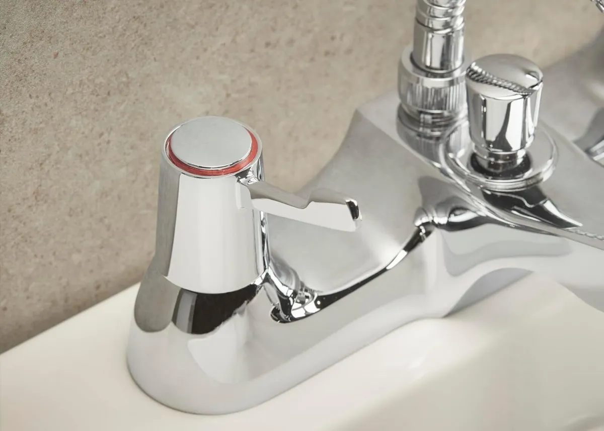 Lever Bath Shower Mixer with Ceramic Disc Valves - Image 4