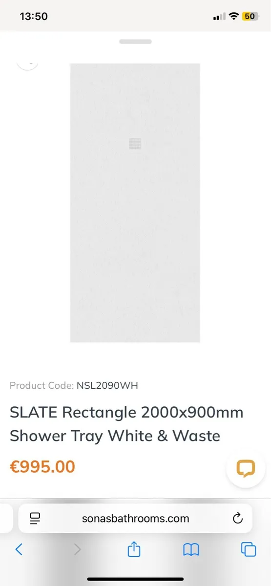 White slate Shower tray - Image 2
