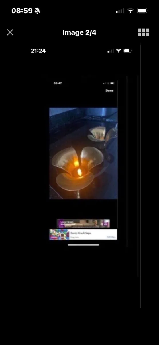 Brass Candleholder Set - Image 2
