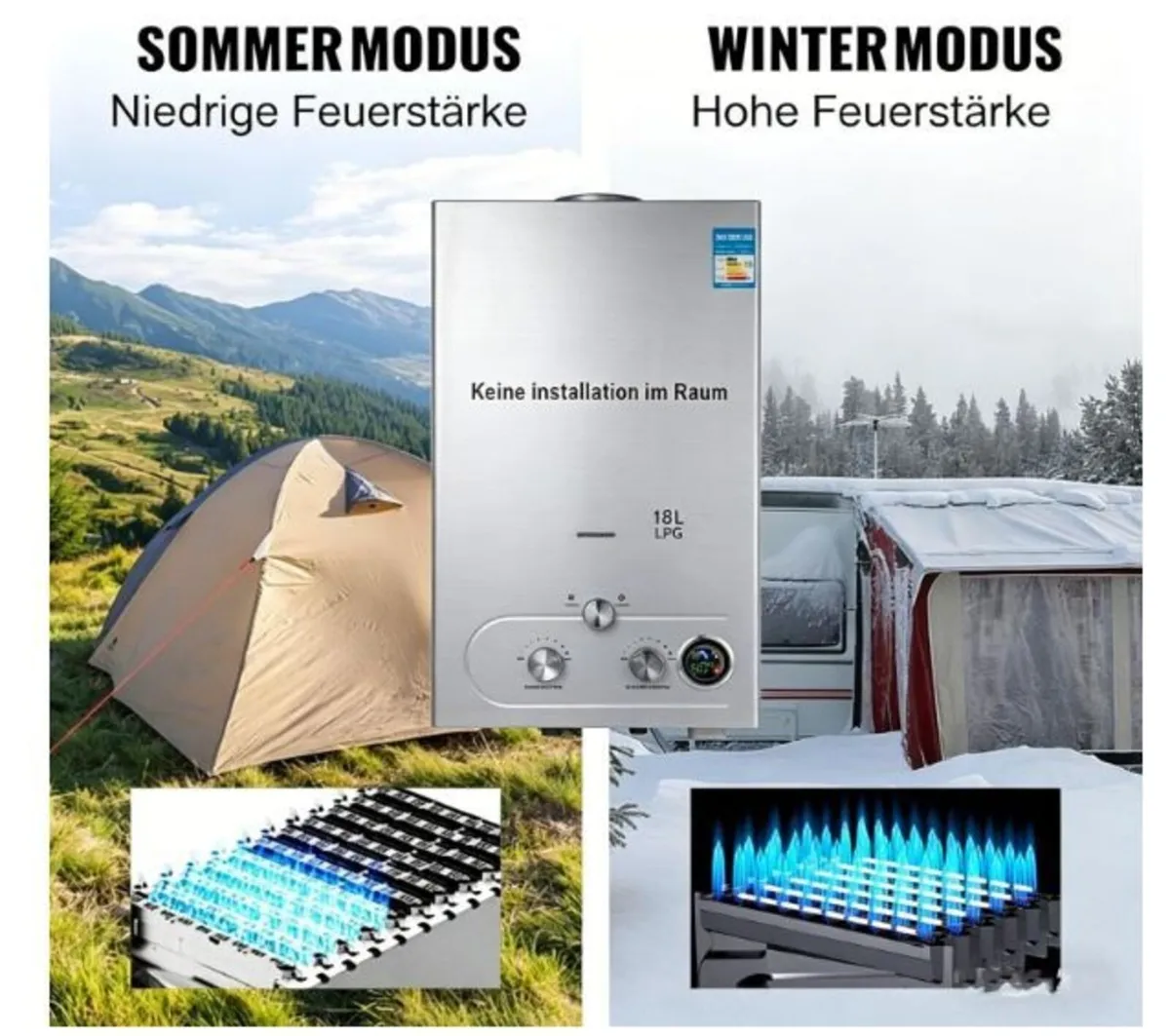 Propane Gas Instantaneous Water Heater - Image 4