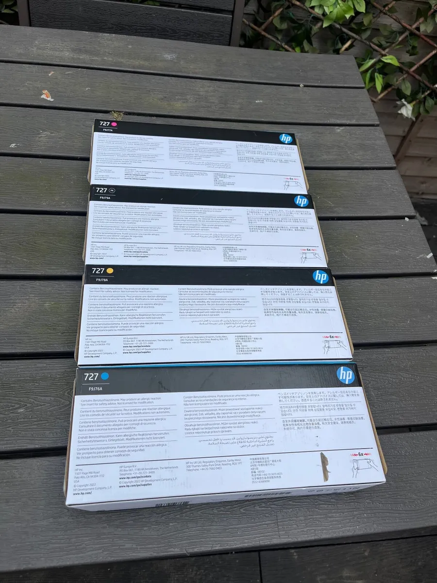 Set of Hp 727 Ink Cartridges - Image 4