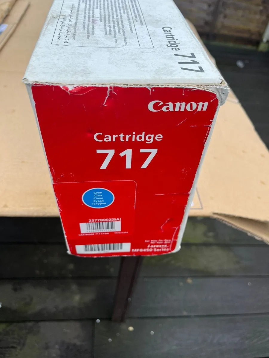 Canon 717 Cyan ink toner - Image 1