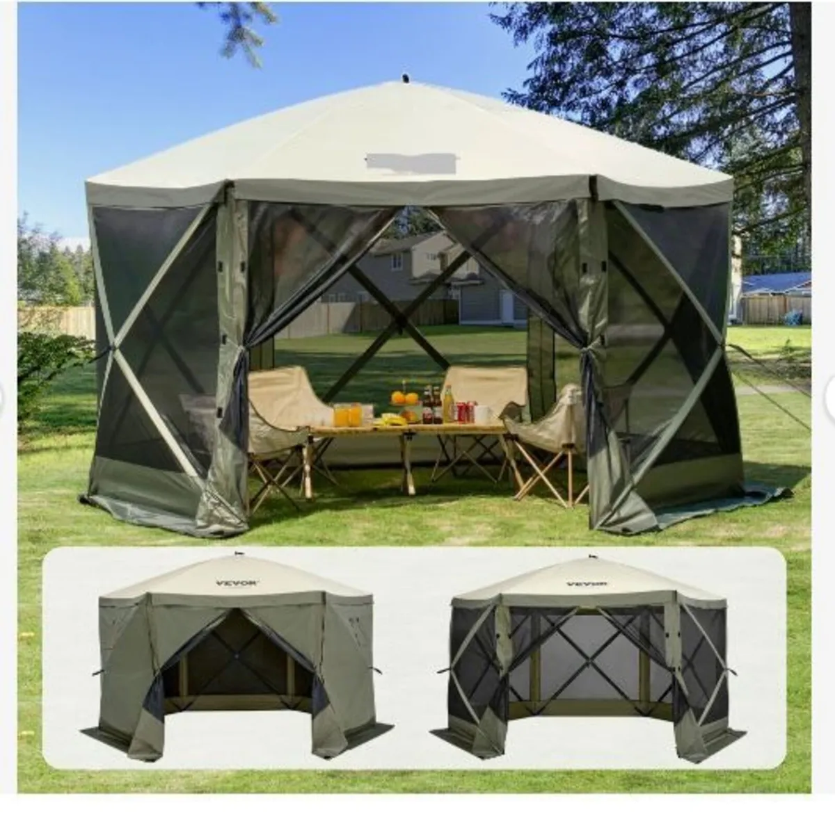 Pop Up Gazebo Tent, Pop-Up Screen Tent 6 - Image 2