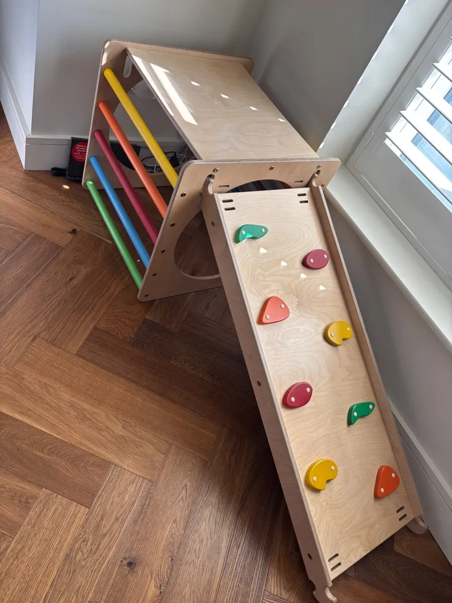 Indoor/Outdoor climbing frame and slide - Image 4