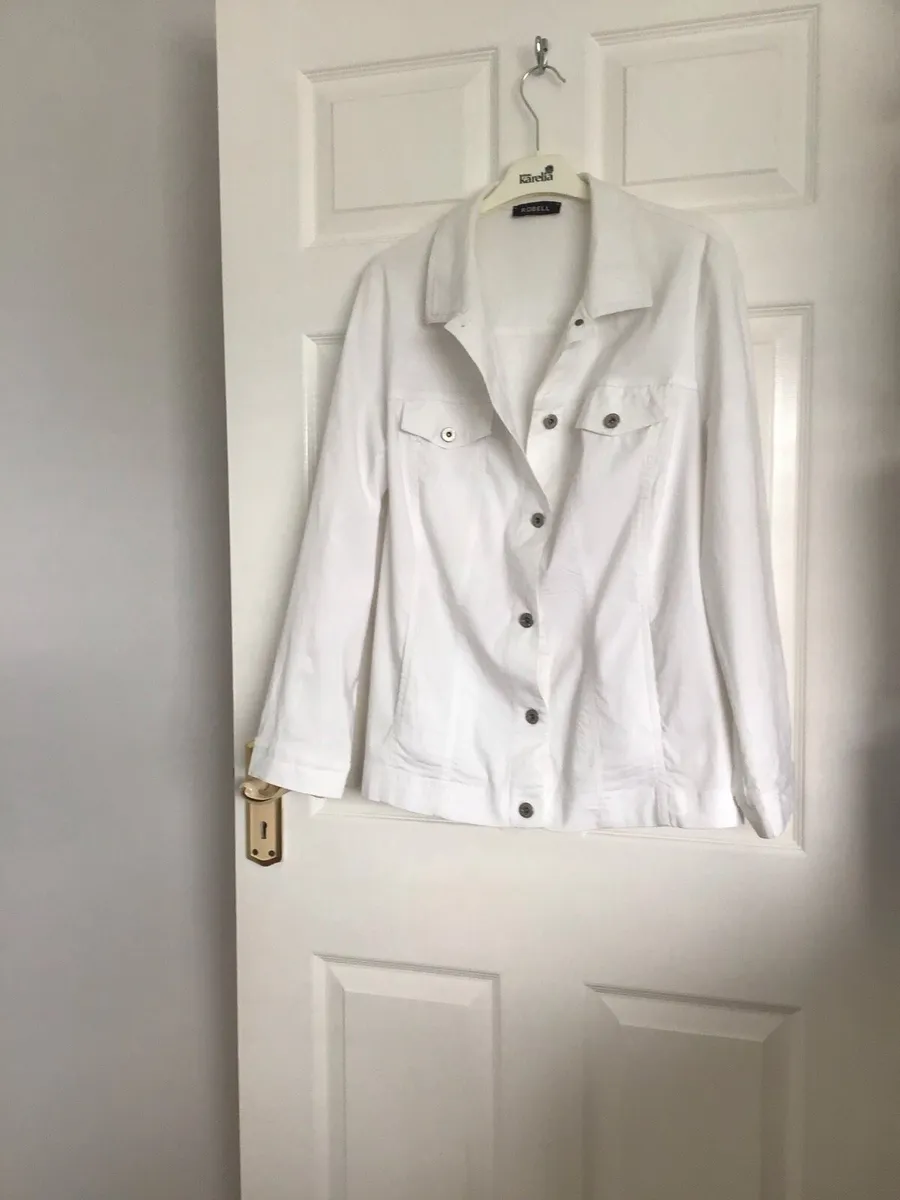Robell White Happy Jacket