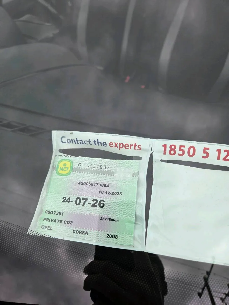 Opel Corsa D 2008 - head gasket gone NCT 7/26 - Image 2