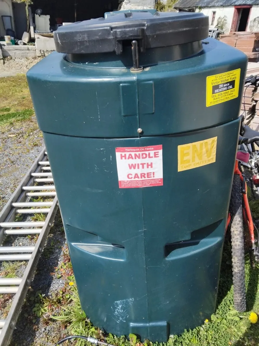 HARLEQUIN SLIMLINE BUNDED OIL TANK 1000L - Image 2