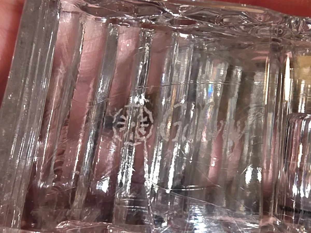 MINATURE GALWAY CRYSTAL, 10"Tall Vintage Clock ! - Image 2