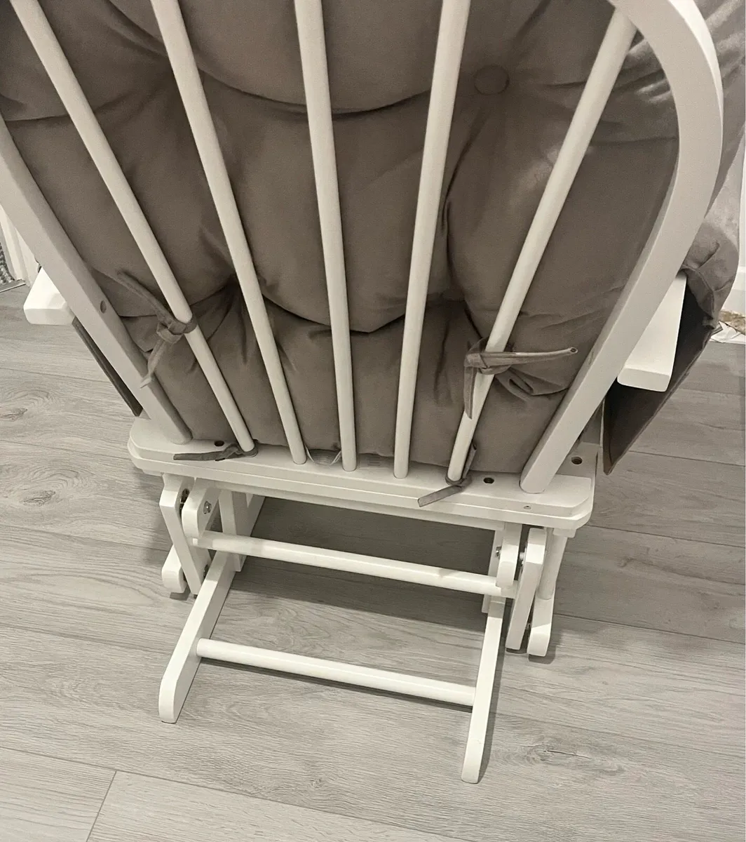 Rocking chair & Stool - Image 4