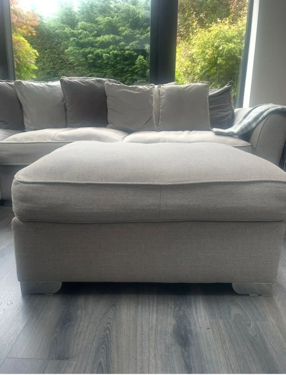 Grey Corner Sofa and Chair - Image 4