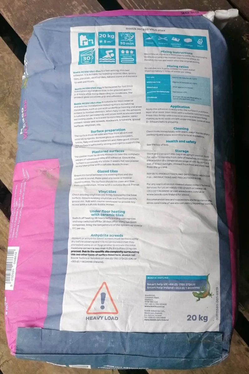 Tile Adhesive 20kg Bag - Image 2