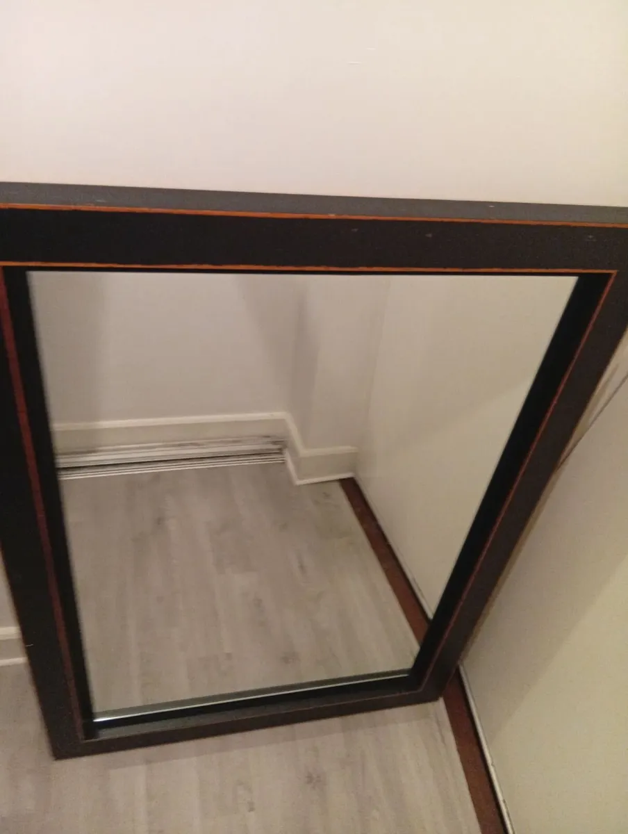 Huge wooden mirror - Image 2