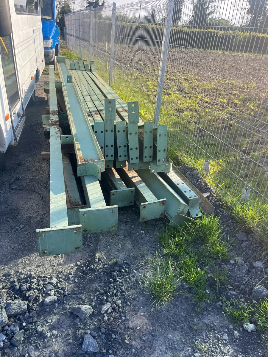 2 Steel frame portel shed - Image 1