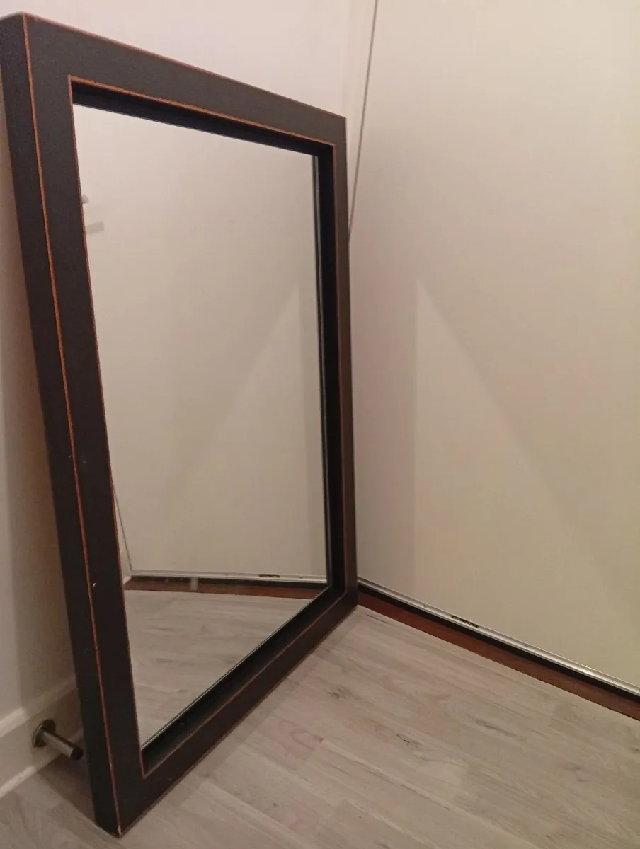 Huge wooden mirror - Image 3