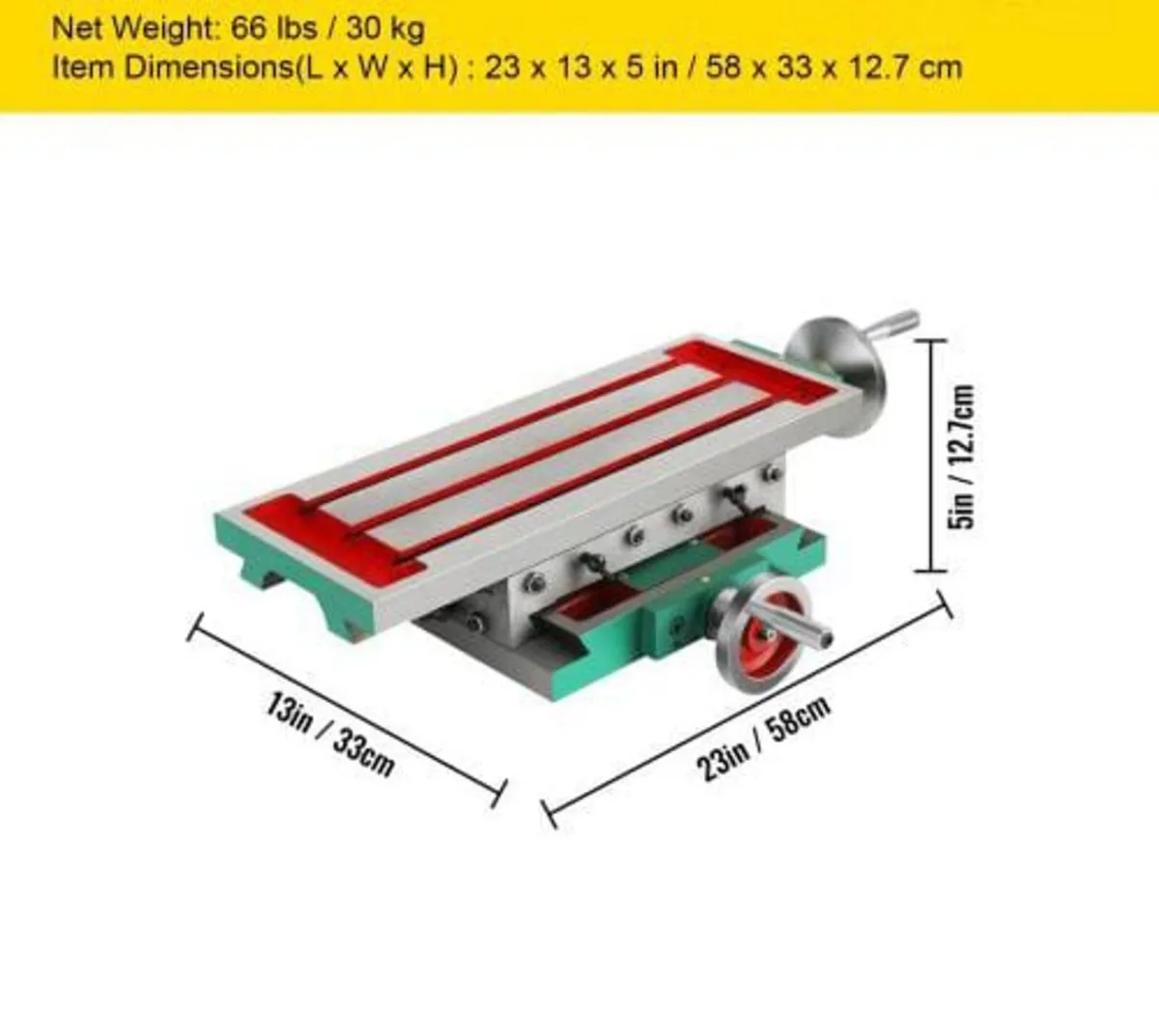 Milling Table 17.7×6.7Inch (450 x 170 mm) Compound - Image 4