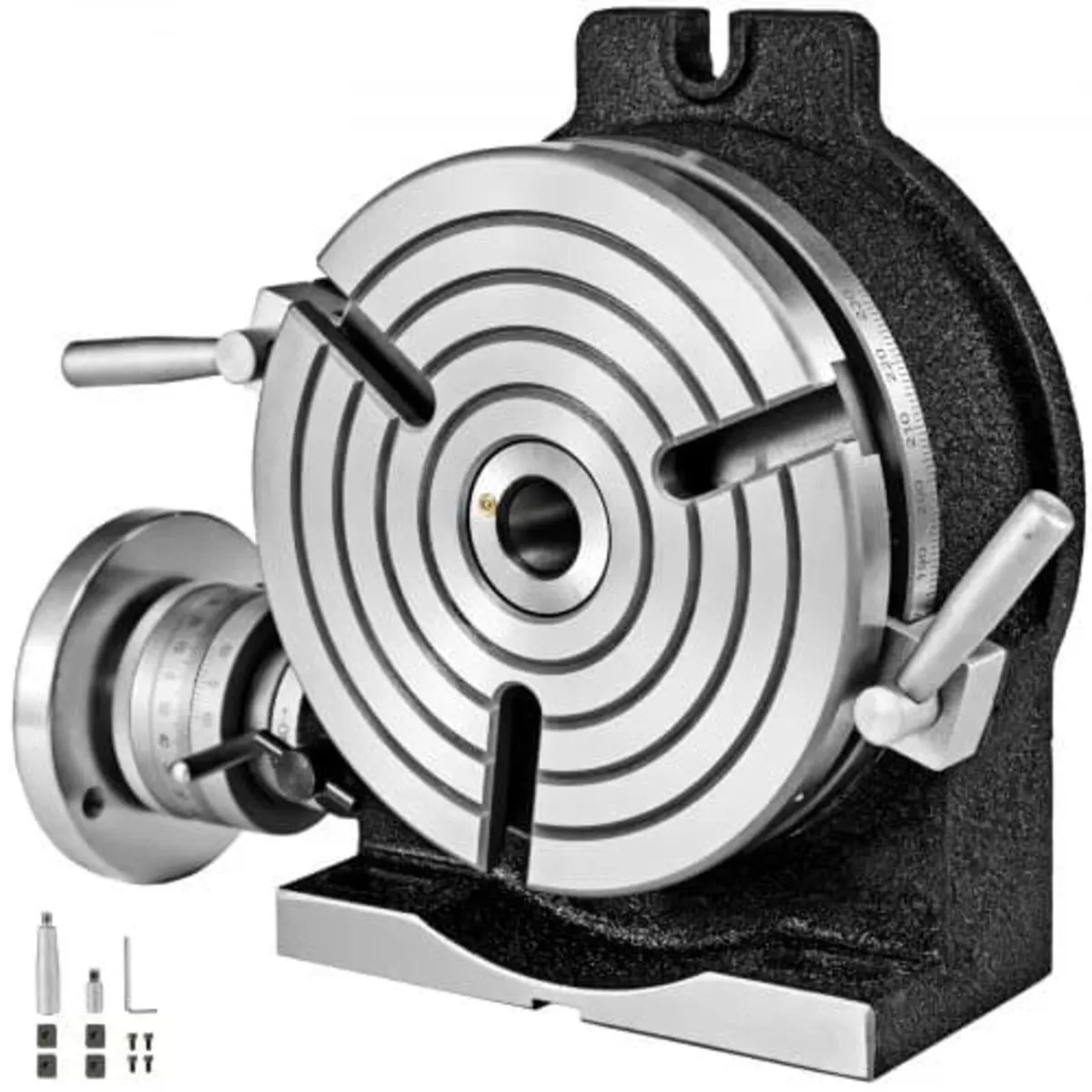 Rotary Table 8 INCH/200 MM Horizontal Vertical Rot - Image 1