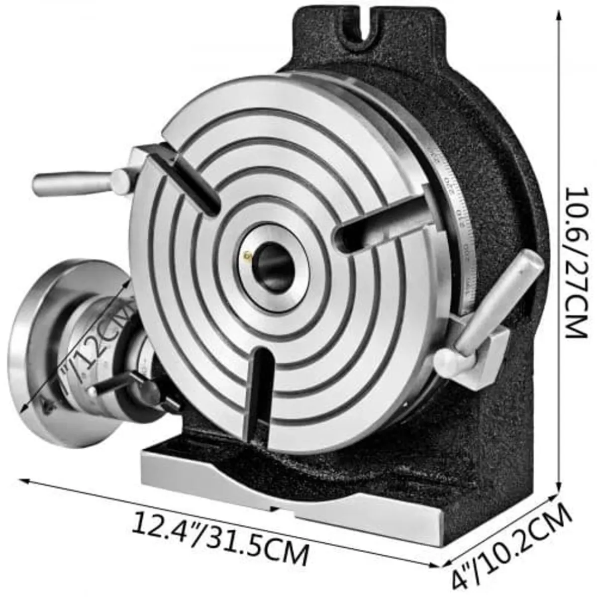 Rotary Table 8 INCH/200 MM Horizontal Vertical Rot - Image 3