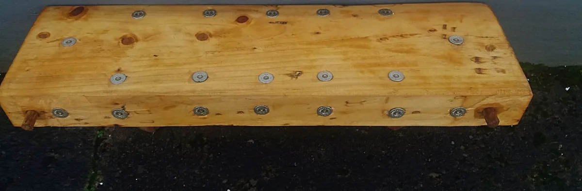 Rustic floating chunky shelf / display - Image 4