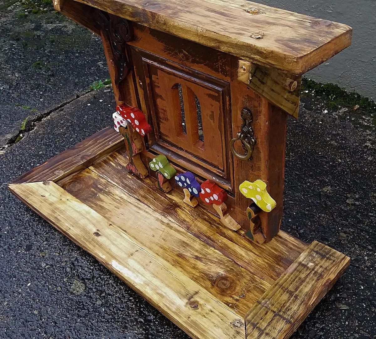 Rustic Enchanted Door / floating shelf - Image 4