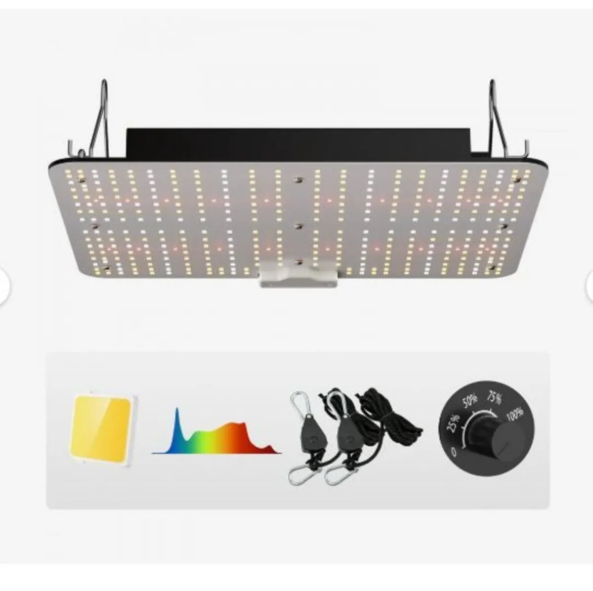 LED Grow Light, 150W Full Spectrum Dimmable - Image 1