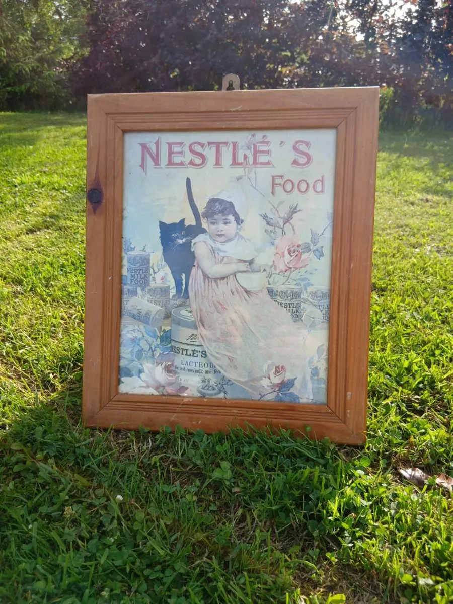 Framed Nestle Food Advert - Image 1