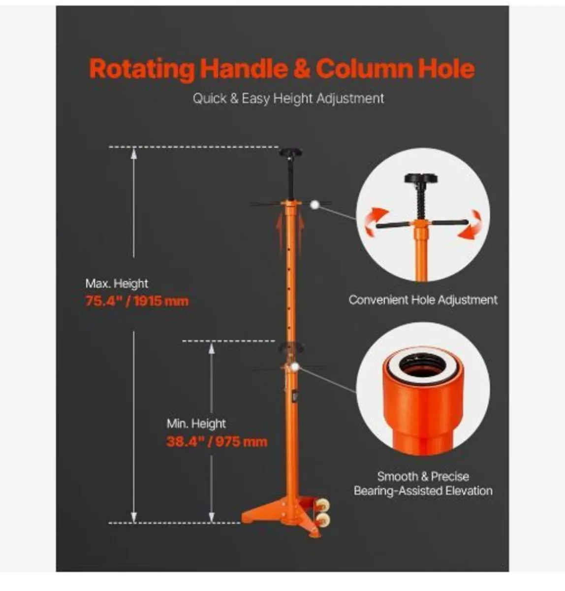 Underhoist Support Stand, 3/4 Ton Capacity - Image 4
