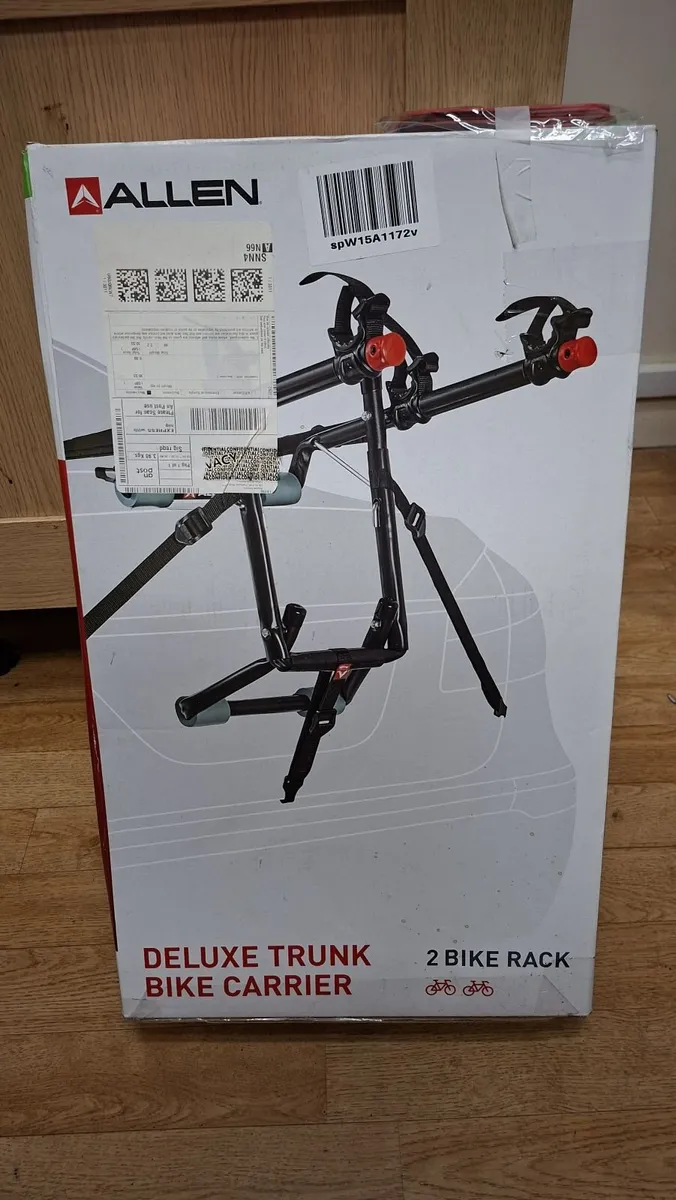 Allen Deluxe Trunk Bike Carrier – 2 Bike Rack - Image 1
