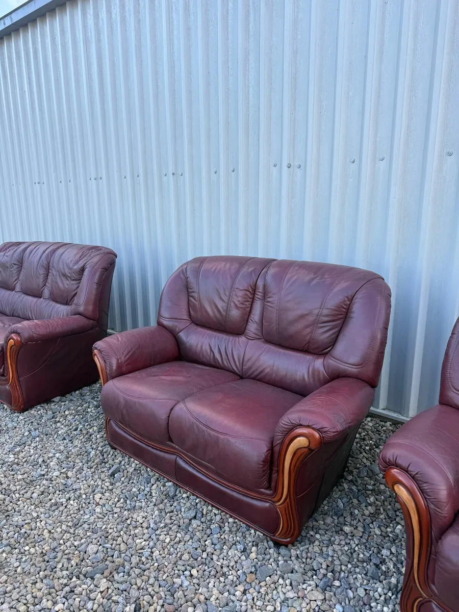 3+2+1 Leather Sofa - Image 3